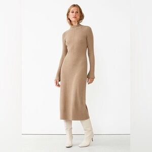 NWT & other stories wool blend midi dress - size XS